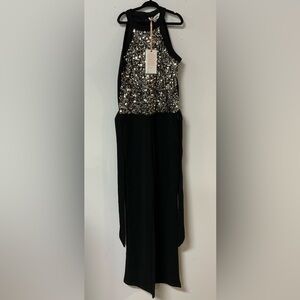 Black sequinced Youth jumpsuit